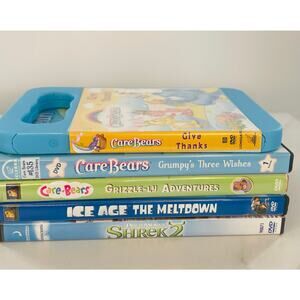 Kids Movie DVD BUNDLE, 5 DVDS SHREK 2, Care Bears, Ice Age